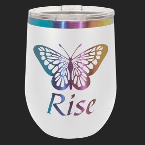 Polar Camel 12 oz. Prism Stemless Wine Tumbler